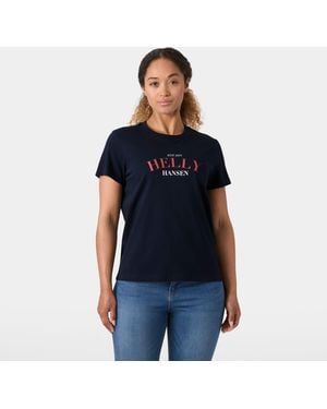 Helly Hansen Core Graphic T-Shirt 2.0 - Blue