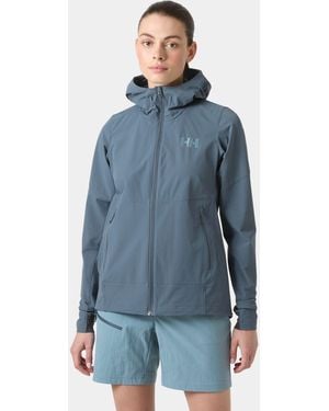 Helly Hansen Blaze Hooded Softshell Jacket - Blue