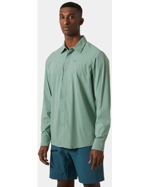 Helly Hansen 'Tofino Solen Long Sleeve Shirt - Green