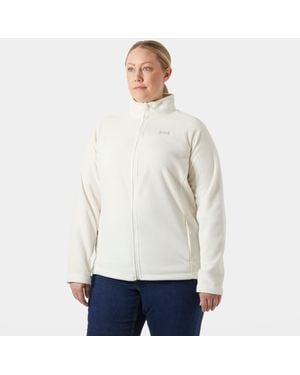Helly Hansen Damen Daybreaker Fleece-Jacke Plus - Weiß