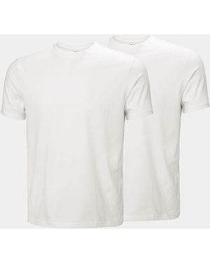 Helly Hansen 2-Pack Hh Cotton T-Shirts - White