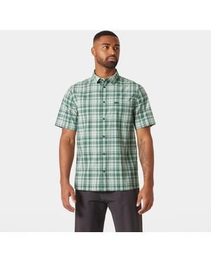 Helly Hansen Fjord Quick-Dry Short-Sleeve Shirt 2.0 - Green