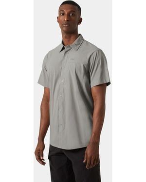 Helly Hansen Tofino Solen Short Sleeve Shirt - Grey