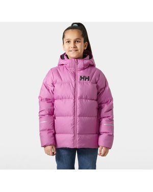 Helly Hansen Juniors' Isfjord Down Winter Jacket 2.0 - Pink