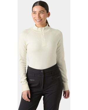 Helly Hansen Lifa Knitevo Half-Zip - Grau