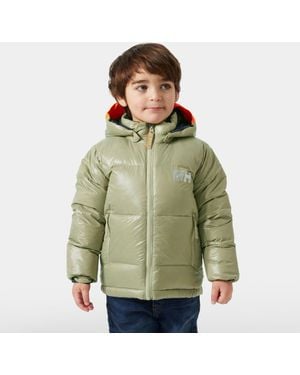 Helly Hansen Kids' Isfjord Down Winter Jacket - Green