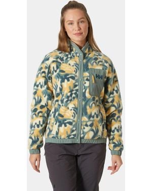 Helly Hansen Imperial Printed Pile Snap Beige - Green