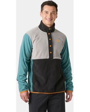 Helly Hansen Daybreaker Snap Pullover Herren - Grün