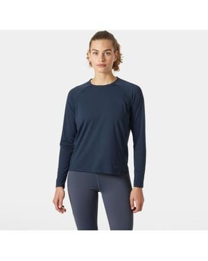 Helly Hansen Shine Long Sleeve Crew - Blue