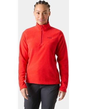 Helly Hansen Daybreaker Half-Zip Fleece Damen - Rot