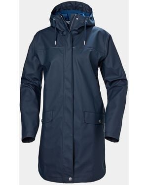 Helly Hansen Moss Waterproof Rain Coat - Blue