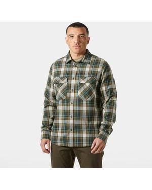 Helly Hansen Lokka Organic Flannel Shirt - Green