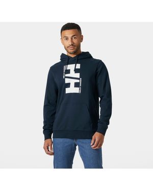 Helly Hansen Core Graphic Hoodie - Blue