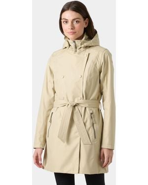 Helly Hansen Welsey Ii Trench Coat Beige - Natural