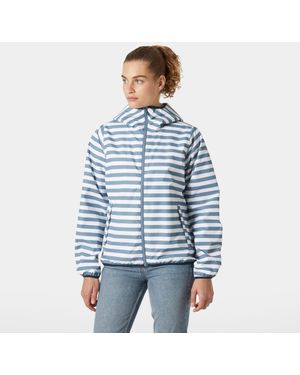 Helly Hansen Graphic Rain Jacket - Blue