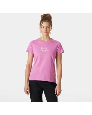 Helly Hansen Core Graphic T-Shirt 2.0 - Purple