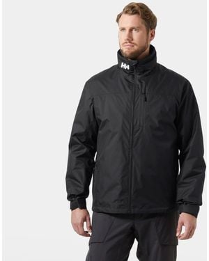 Helly Hansen Crew Hooded Pile Jacket - Black