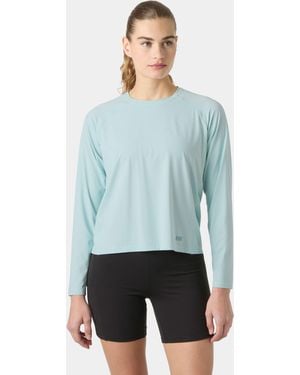 Helly Hansen Shine Long Sleeve Crew - Blue