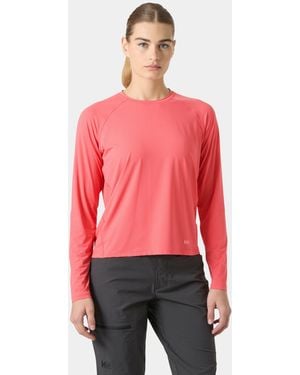 Helly Hansen Shine Long Sleeve Crew - Red