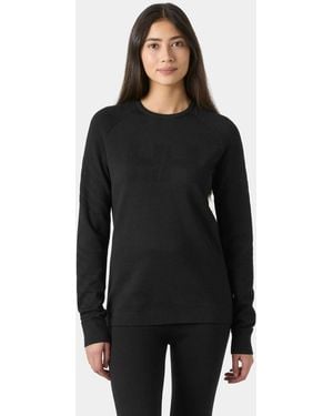 Helly Hansen Lifa Merino Knitevo Crew - Black