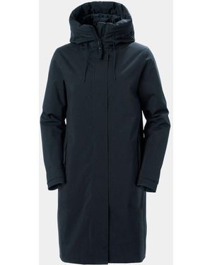 Helly Hansen Chubasquero Largo Aislante Victoria - Azul