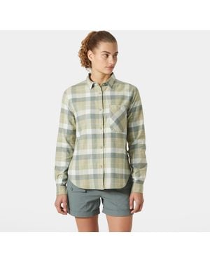 Helly Hansen Lokka Organic Flannel Shirt - Green