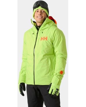 Helly Hansen Powderface Ski Jacket - Green