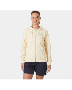 Helly Hansen Hh Logo Full Zip Hoodie 2.0 - Natural
