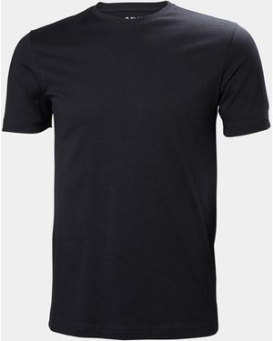 Helly Hansen High-Quality Breathable Cotton T-Shirt - Black