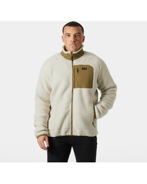 Helly Hansen Panorama Pile Fleece Block Jacket - Natural