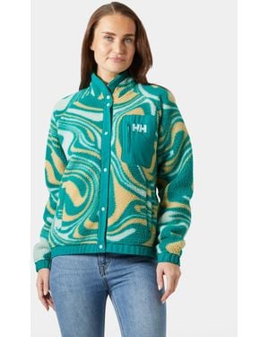 Helly Hansen Imperial Printed Pile Snap - Green