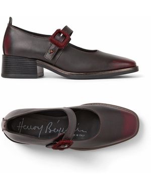 Henry Beguelin Buckle Pump - Brown