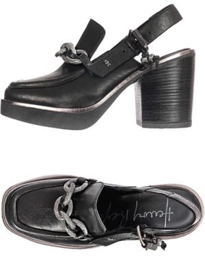 HENRY BEGUELIN ARCHIVE Platform Moccasin Old Iron - Black