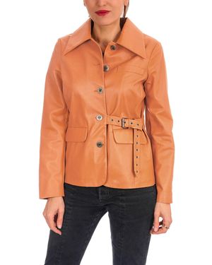 Henry Beguelin Jacket Nappa Caramel - Orange