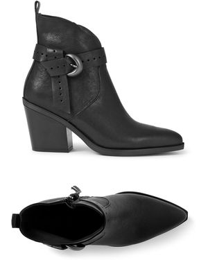 Henry Beguelin Old Iron Cowboy Boot - Black