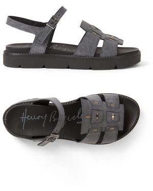 Henry Beguelin Sbiancato Sandal - Black