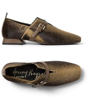 Henry Beguelin Buckle Strap Flat - Natural