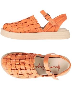 HENRY BEGUELIN ARCHIVE Mule Intreccio Cesta - Orange