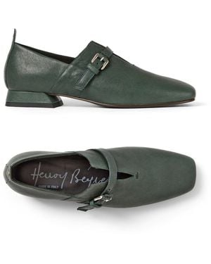 Henry Beguelin Buckle Shoe - Green