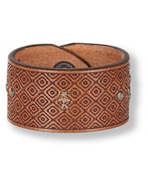 Henry Beguelin Rombi Bracelet Cuoio Washed - Brown