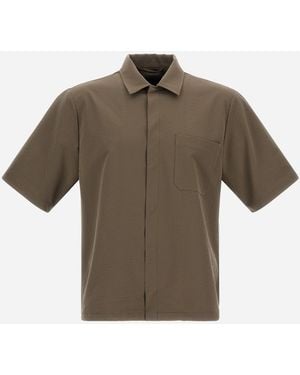 Herno Seer-Crease Shirt - Gray