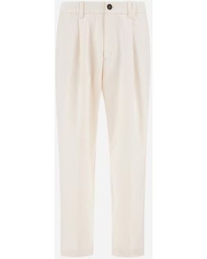 Herno Pants - White