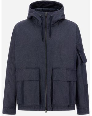Herno Denim-Effect Cotton Jacket - Blue