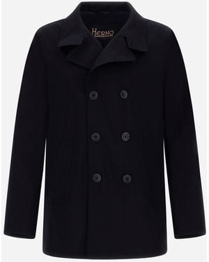 Herno Peacoat - Blue