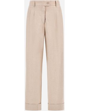 Herno Resort Trousers - Natural