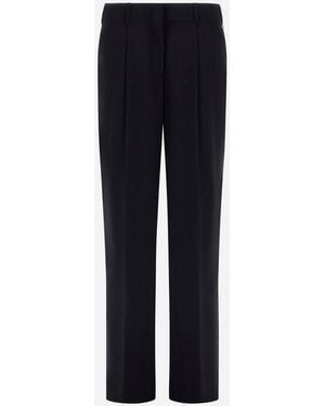Herno Hose Aus Light Stretch Woolly - Blau