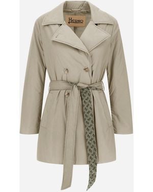 Herno Trench Coat - Natural