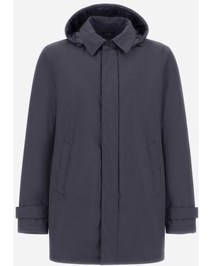 Herno Long Parka - Blue