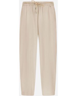 Herno Stylish Lightweight Pant - White