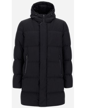 Herno Long Parka - Blue